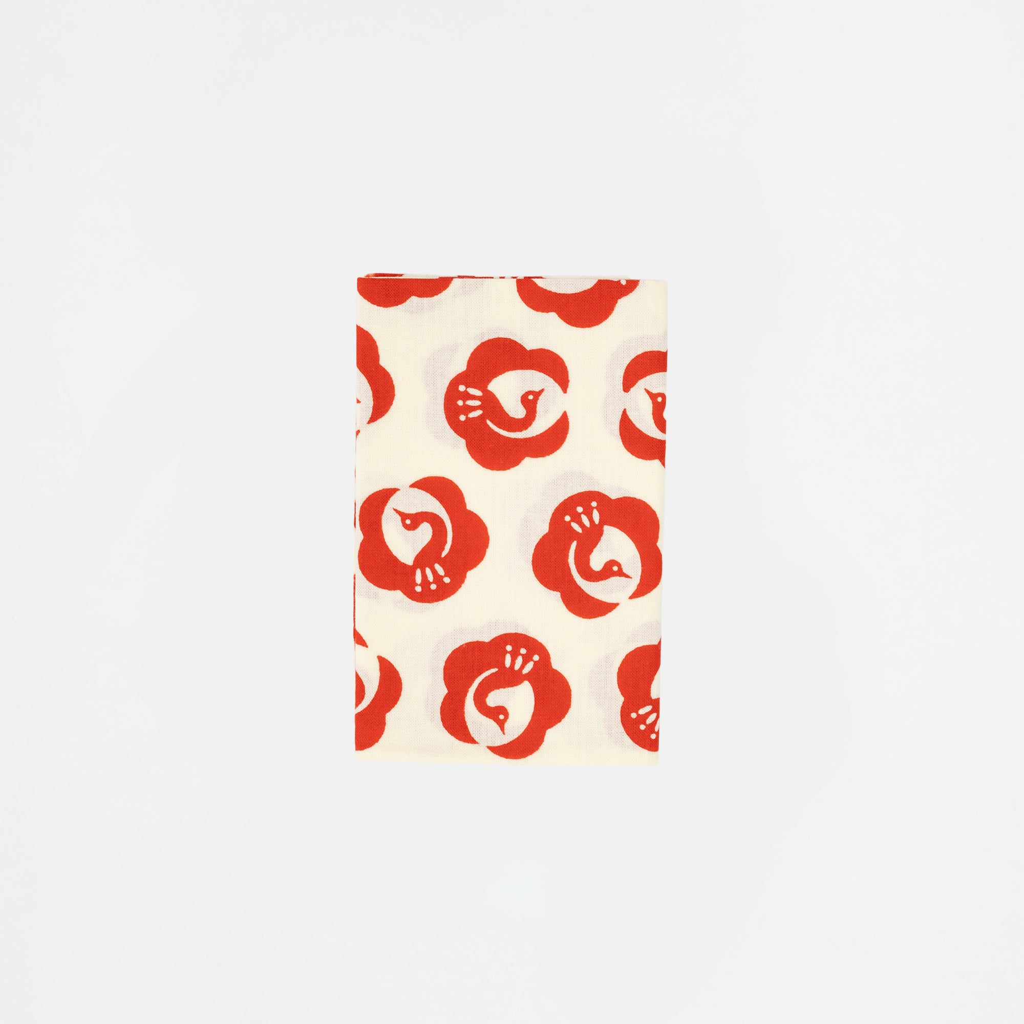 Tenugui - Crane and Plum