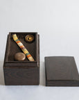 Chabako No.7 - Kotobuki Tea Bowl Rikyu Mulberry Wood Tea Box | Tortoise General Store