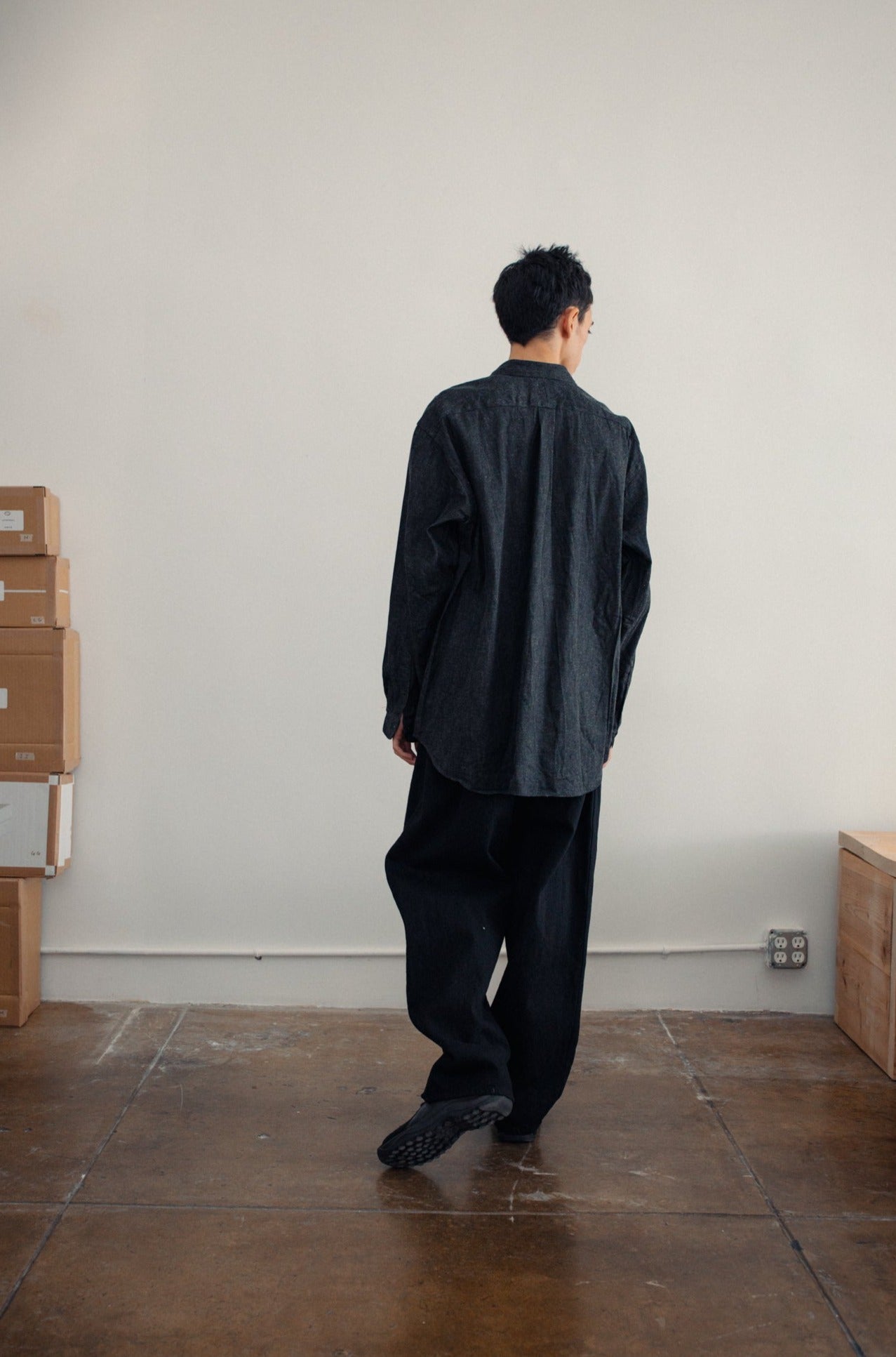 COMOLI シャツ デニム Comoli Denim Shirt | Tortoise General Store