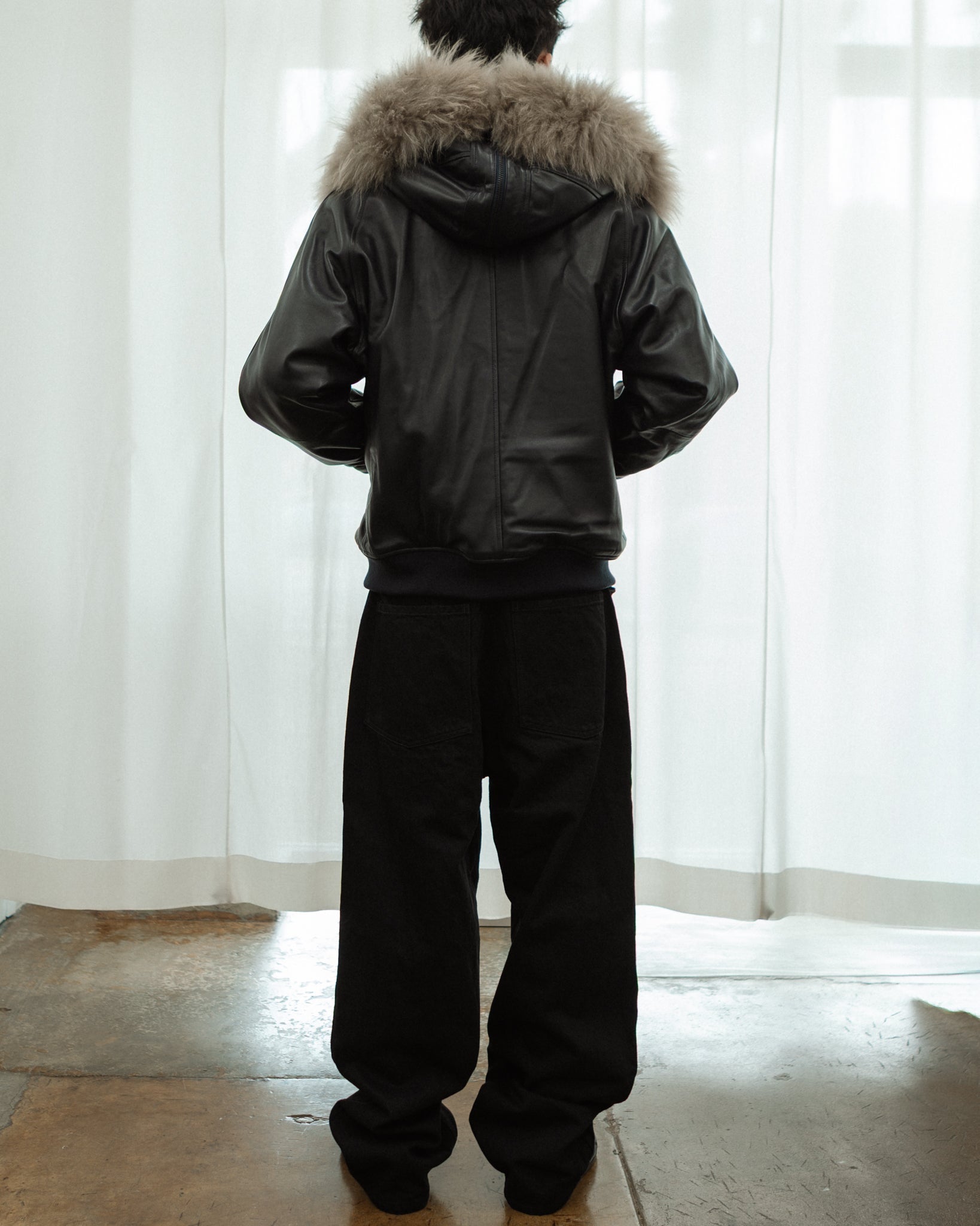 COMOLI Sheep Skin N2A Jacket Navy – tortoise general store