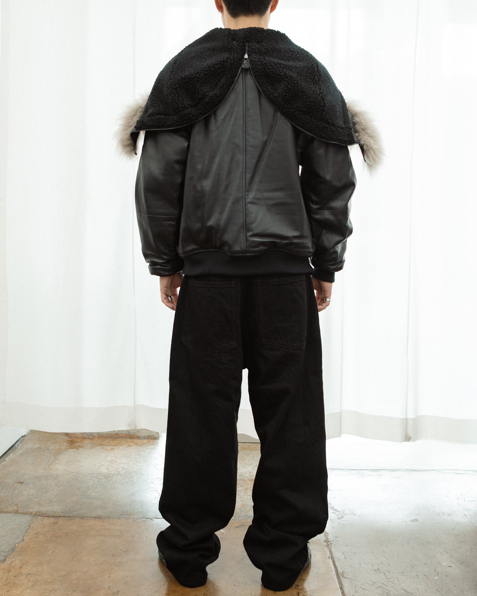 COMOLI Sheep Skin N2A Jacket Navy – tortoise general store