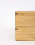 Kosuga Bamboo Tiered Square Lunch Box Set | Tortoise General Store