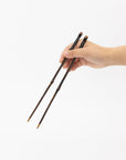 Kosuga Black Bamboo Serving Chopsticks | Tortoise General Store