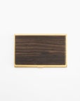 Picus Brass & Wood Card Case | Tortoise General Store
