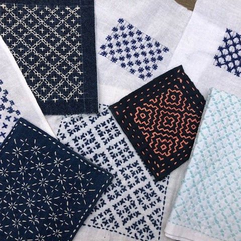 COLINA de passaros　 Sashiko D-pack Sashiko Introduction for Beginner Workshop with Sanae Suzuki
