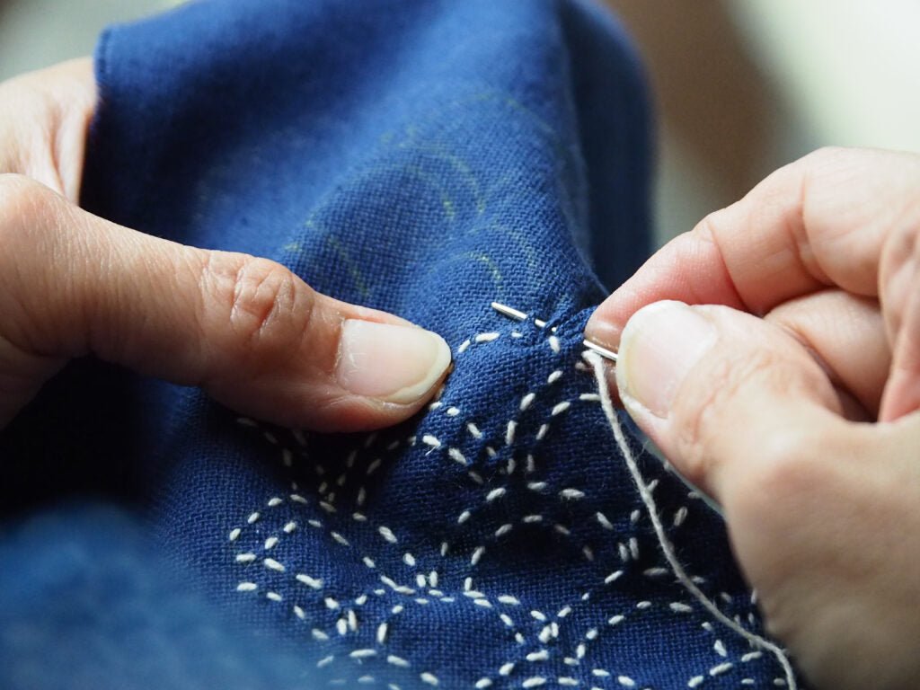 Sashiko Introduction for Beginner Workshop with Sanae Suzuki - September 13, 2025 | Tortoise General Store
