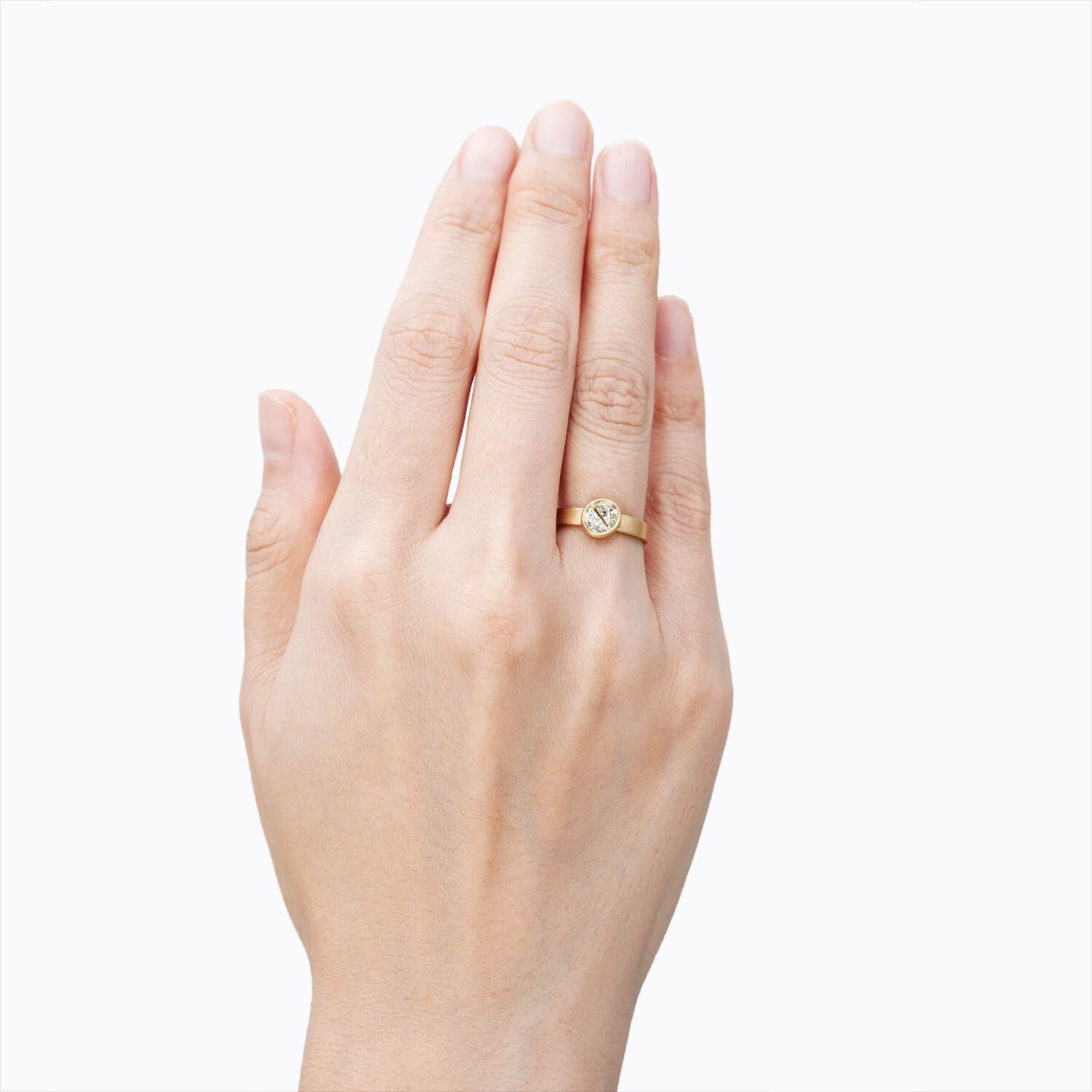 Shihara Align Half Round Diamond Ring 01 | Tortoise General Store