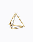 Shihara Diamond Triangle Earring 15 (01) | Tortoise General Store