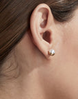 Shihara Half Pearl Earring 90° | Tortoise General Store