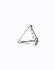 Shihara Triangle Earring 15 White Gold | Tortoise General Store