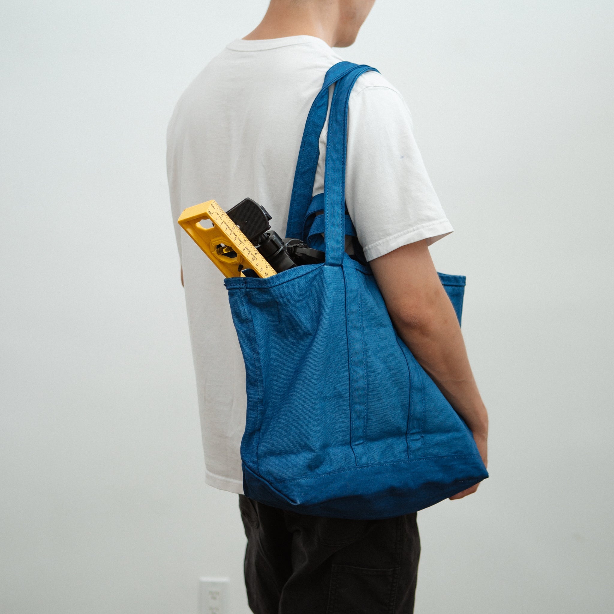 Tembea Market Tote Medium Indigo | Tortoise General Store