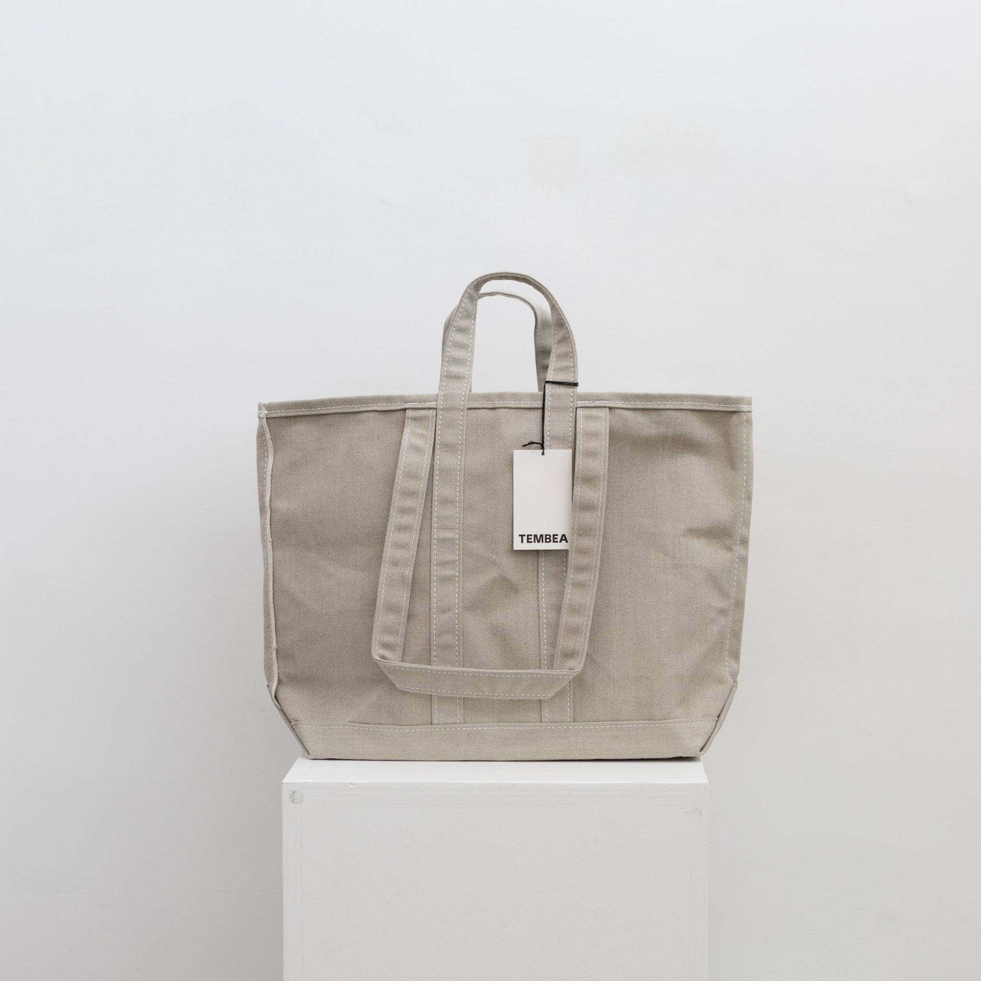 Tembea Market Tote Medium Linen | Tortoise General Store