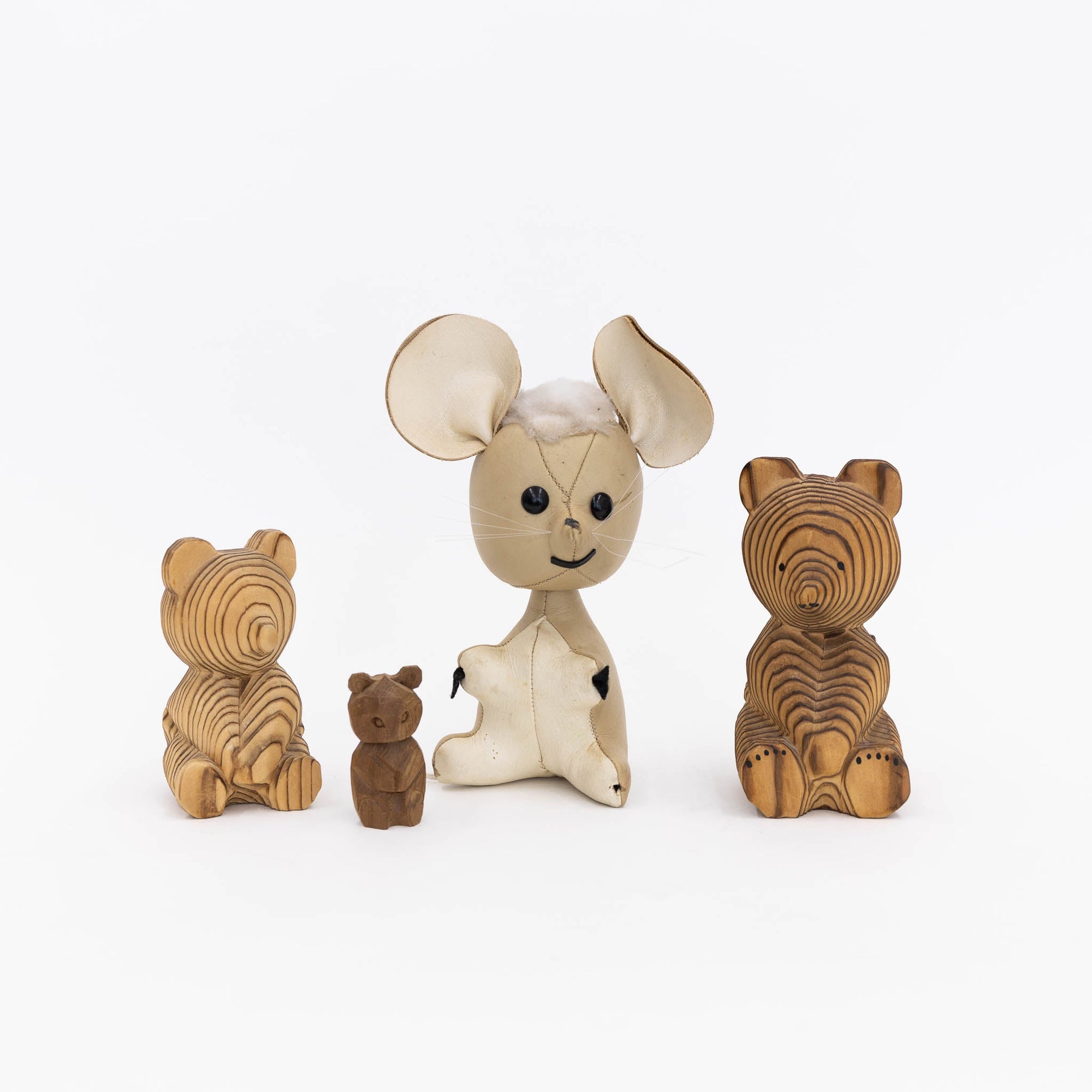 094 Wooden Bear Object from the Ainu | Tortoise General Store