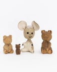 094 Wooden Bear Object from the Ainu | Tortoise General Store