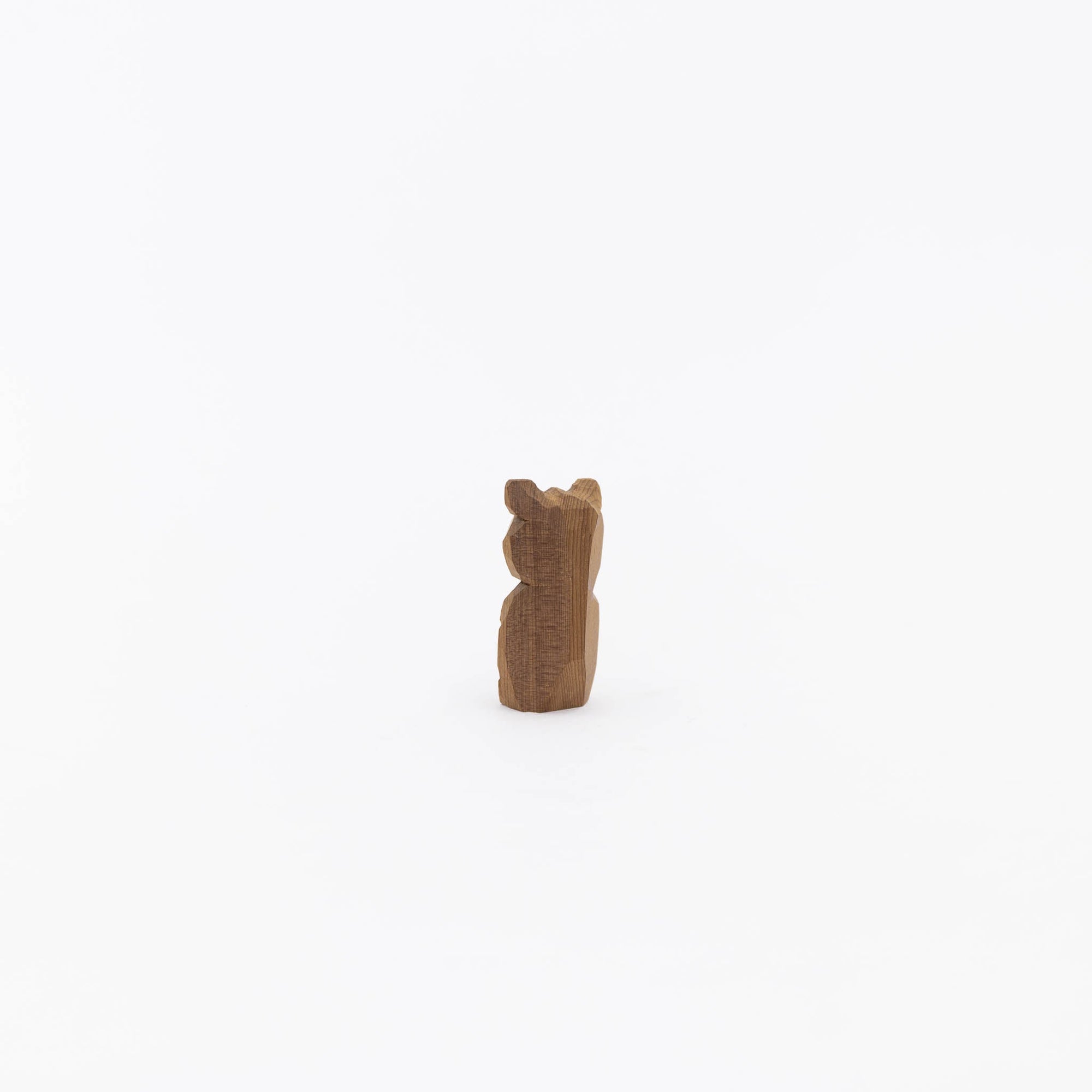 094 Wooden Bear Object from the Ainu | Tortoise General Store