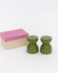 101 60's, Salt and Pepper Shaker - Olive green | Tortoise General Store