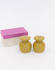 104 60's, Salt and Pepper Shaker - Mustard 2 | Tortoise General Store