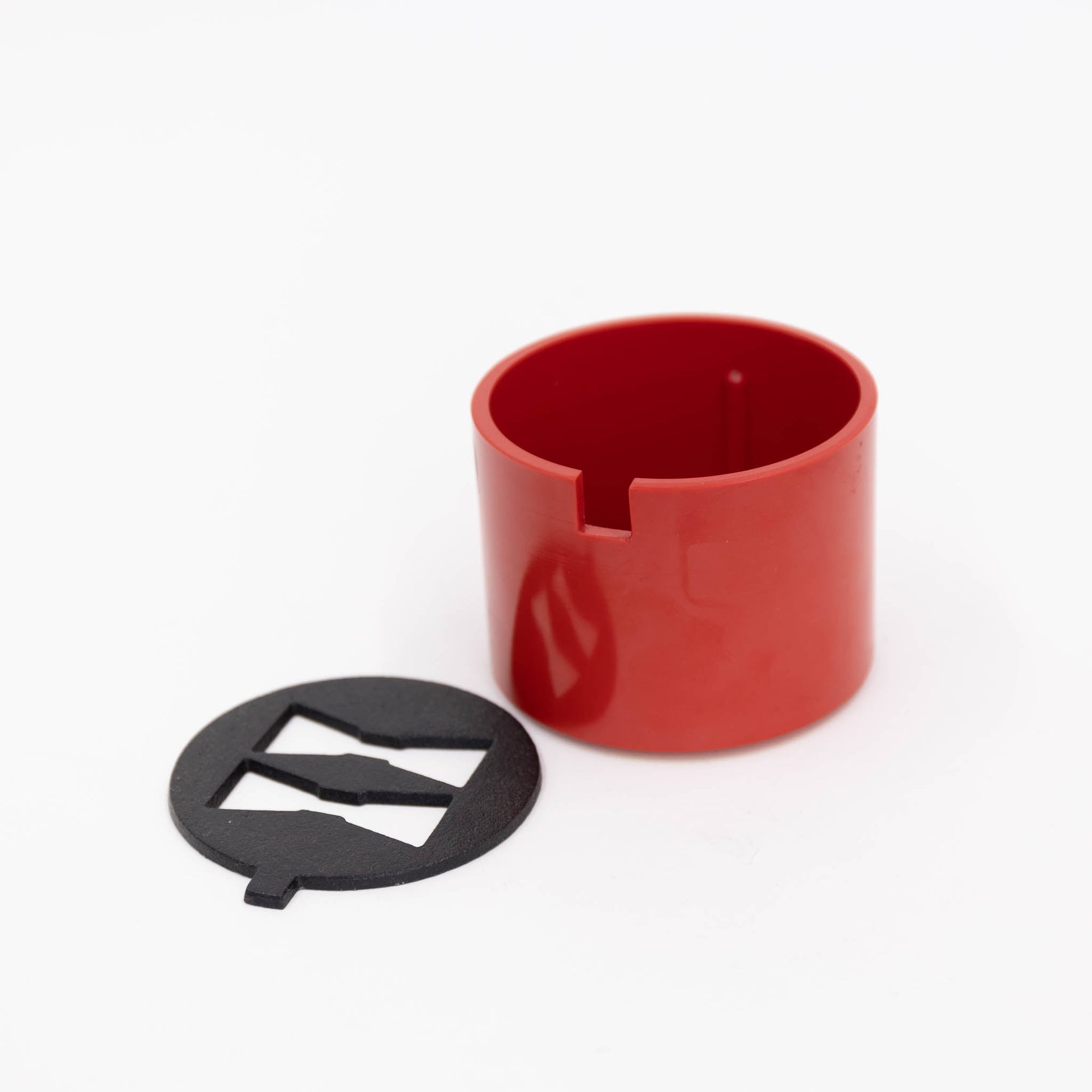111 60's, Plastic Ashtray with cast iron lid - Red | Tortoise General Store