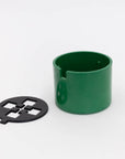 112 60's, Plastic Ashtray with cast iron lid - Green | Tortoise General Store