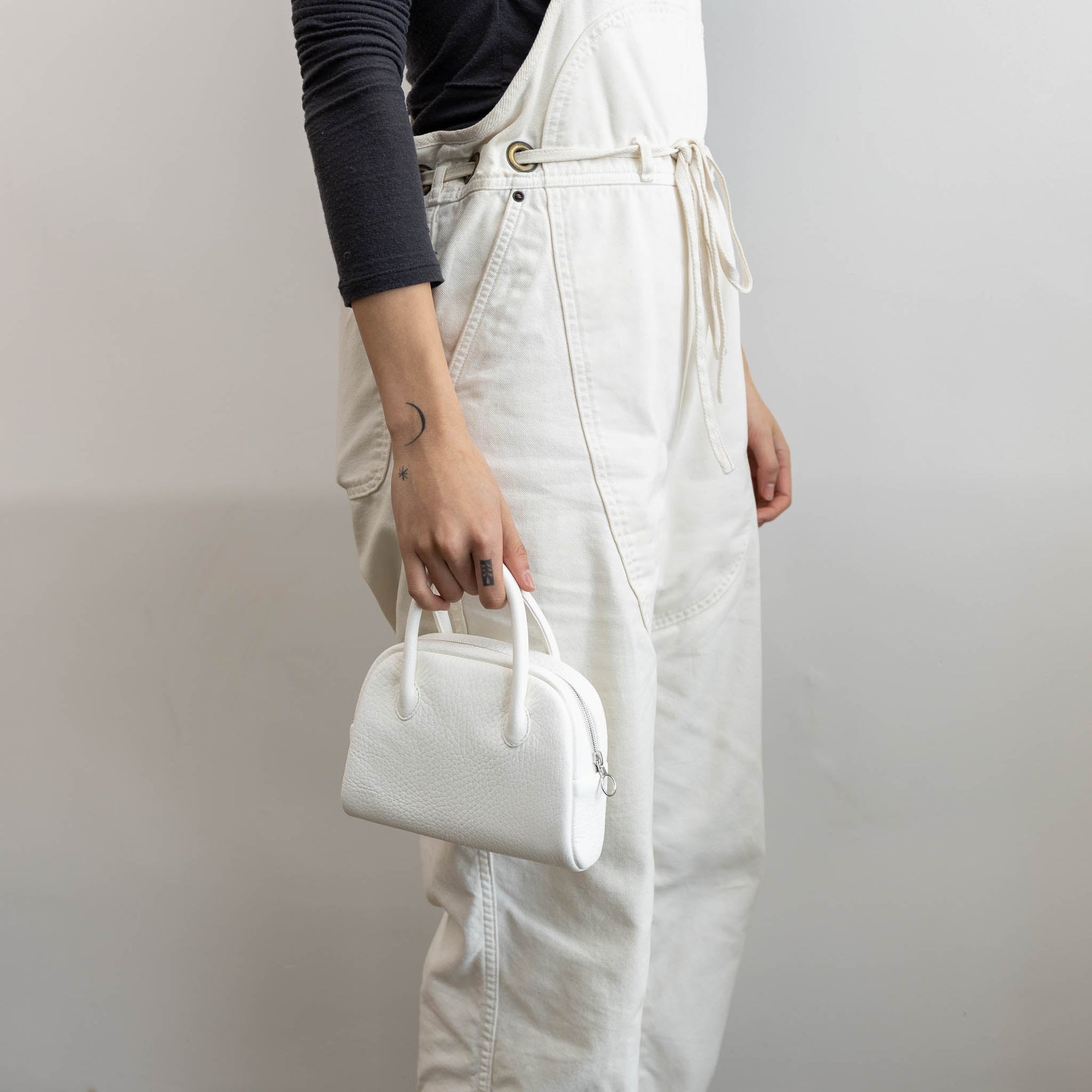 Aeta Deer Leather Boston Mini Bag DA24 | Tortoise General Store