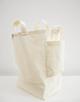 ANUNFOLD Side Pocket Tote Bag PT - White | Tortoise General Store