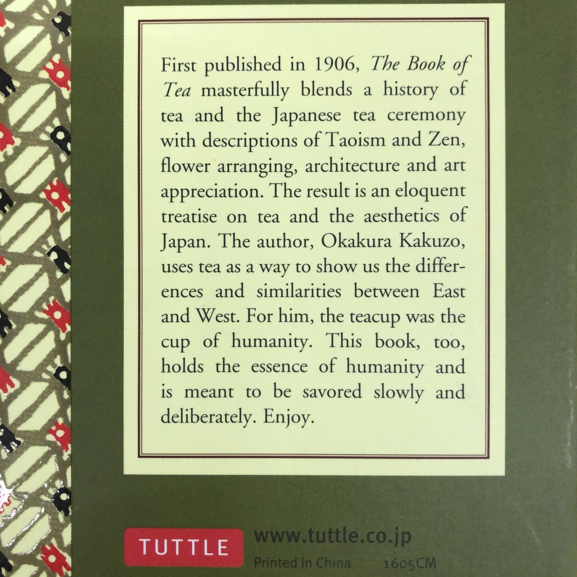 Book of Tea by Okakura Kakuzo - tortoise general store