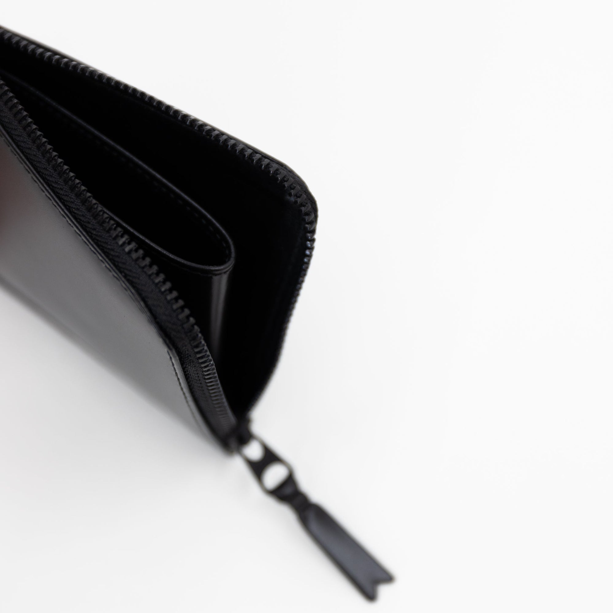 CDG Zip-Around Very Black Wallet | Tortoise General Store