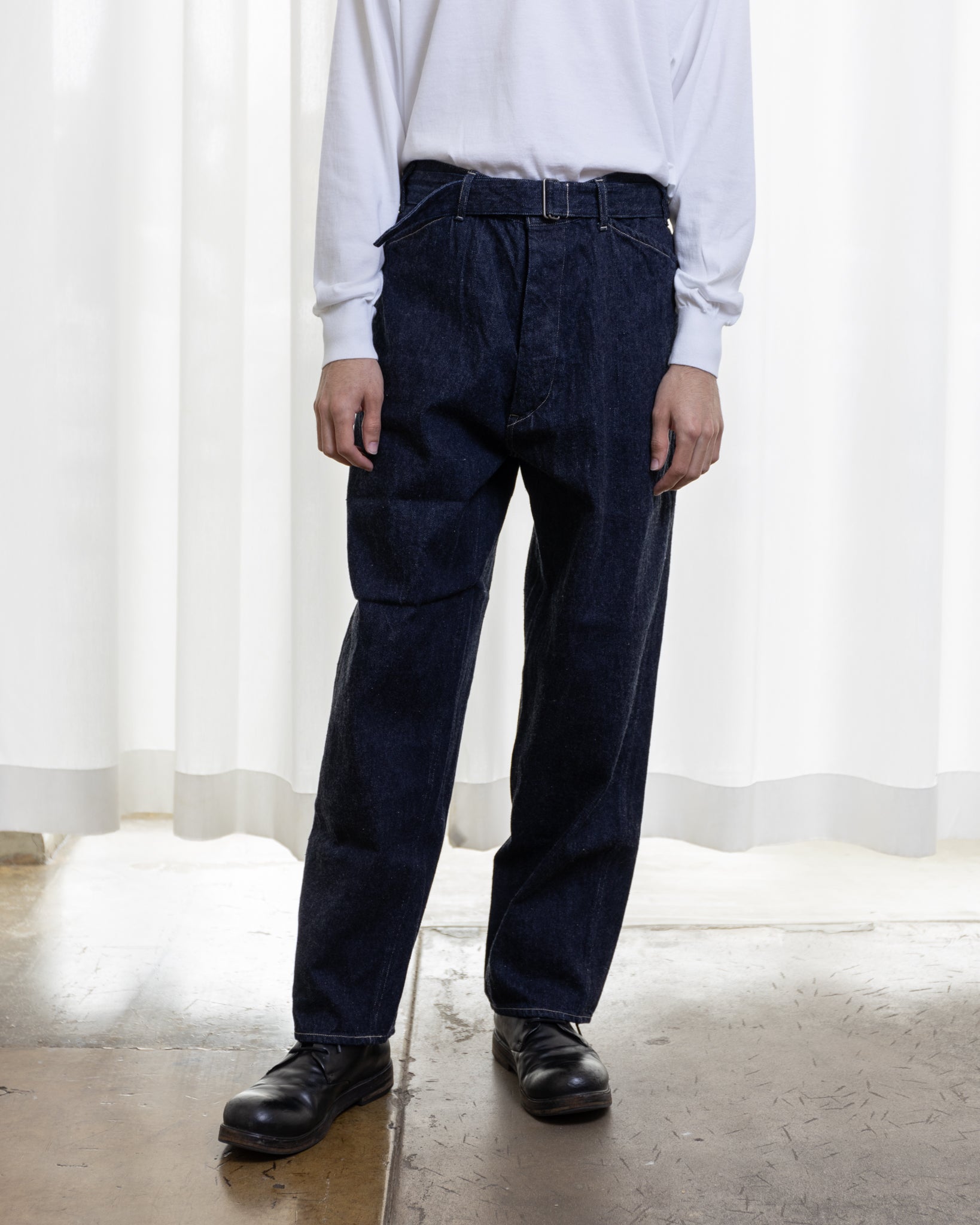 COMOLI belted pants サイズ2 22AW37400 - パンツ