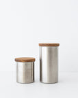 Elfin Takakuwa Metal Canisters with Wooden Lids | Tortoise General Store