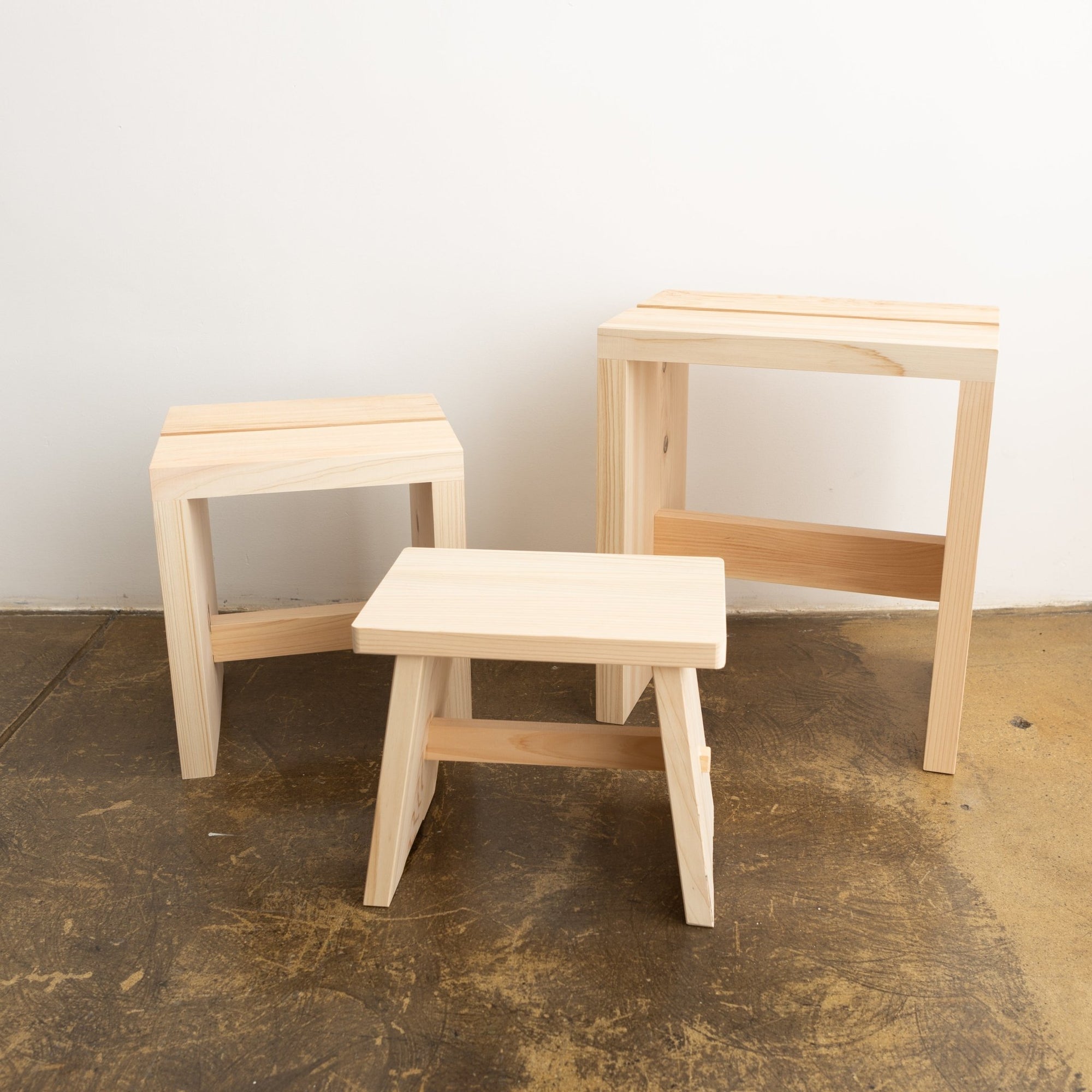 Hinoki Bath Stools - tortoise general store