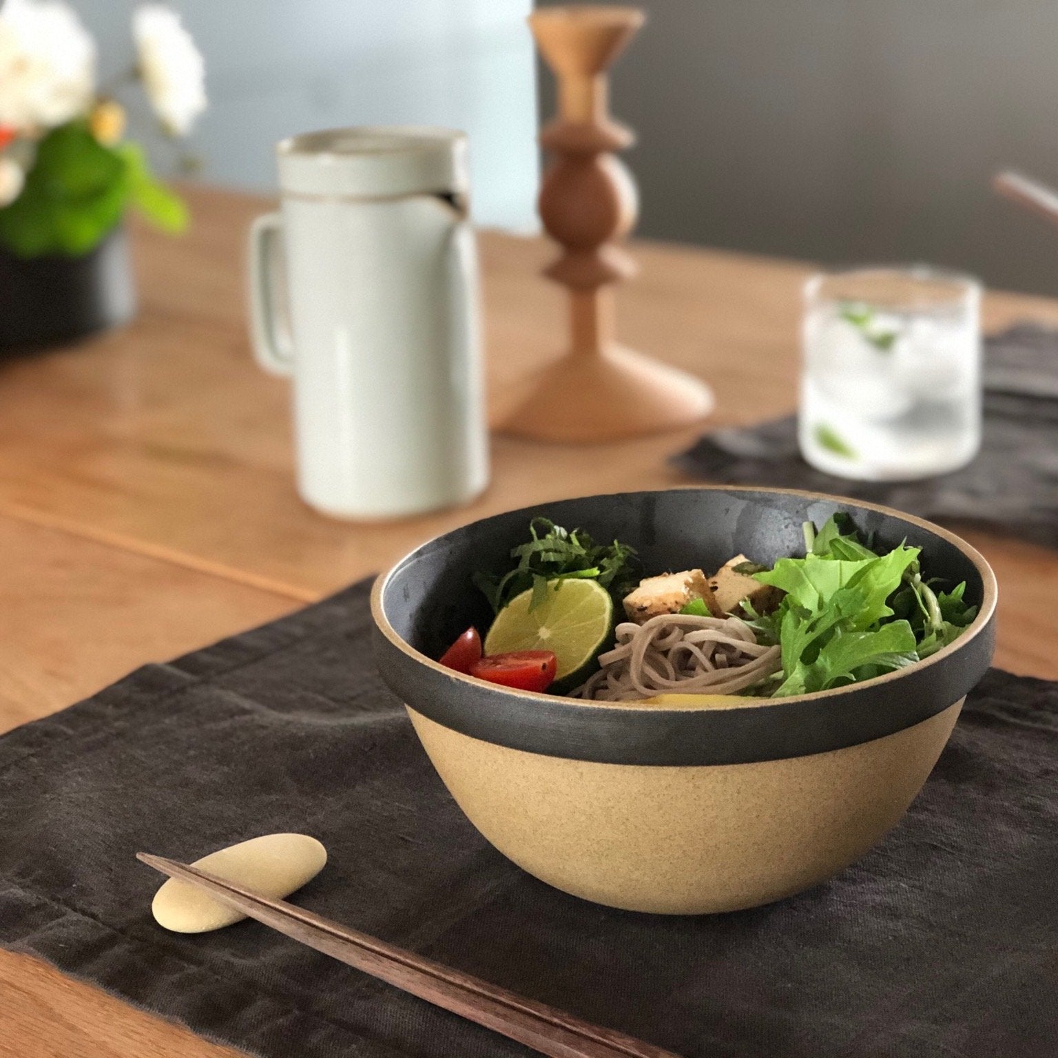 HP047 Natural Deep Round Bowl - tortoise general store