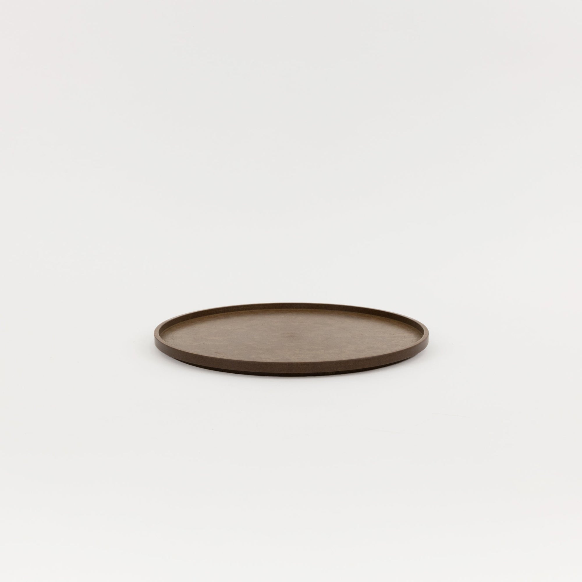 HRN125 - Tray / Lid Dark Brown ø 8.5/8" | Tortoise General Store