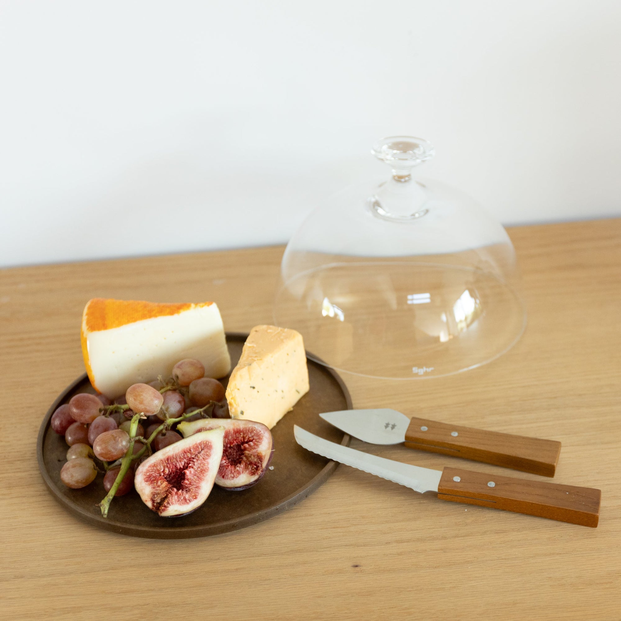 HRN125 - Tray / Lid Dark Brown ø 8.5/8" | Tortoise General Store