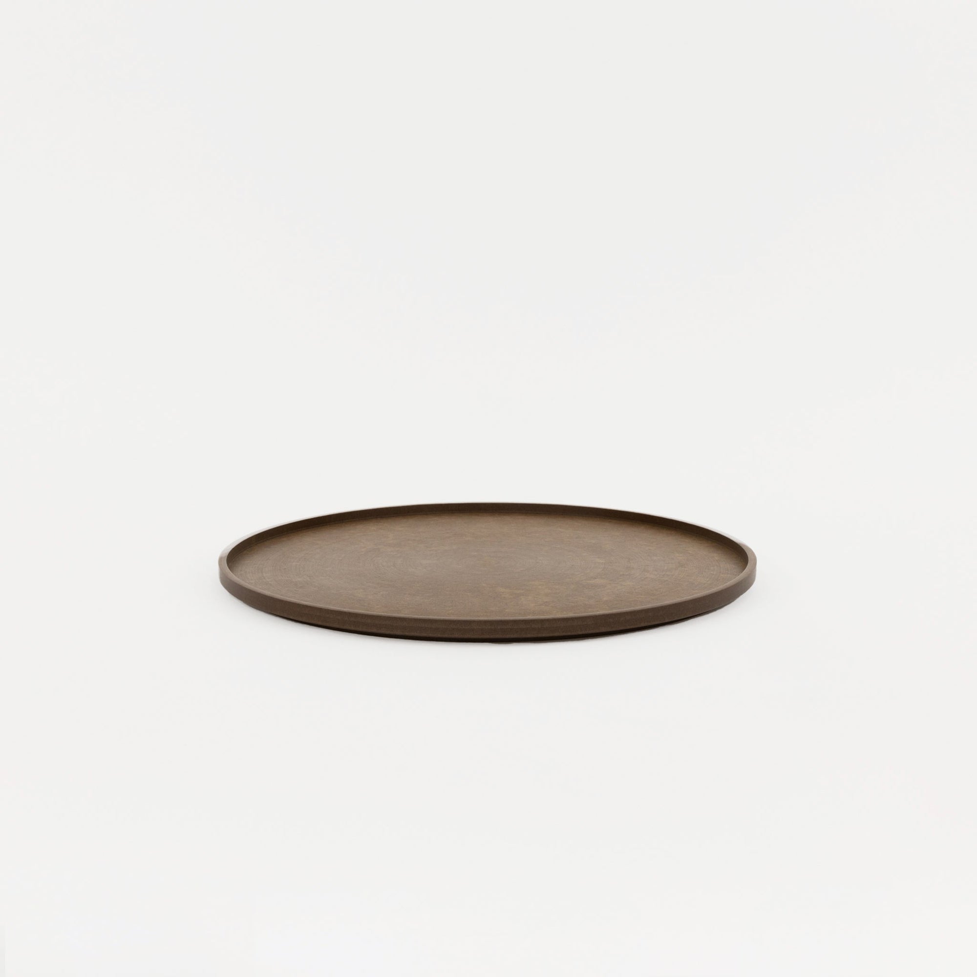 HRN126 - Tray / Lid Dark Brown ø 10" | Tortoise General Store