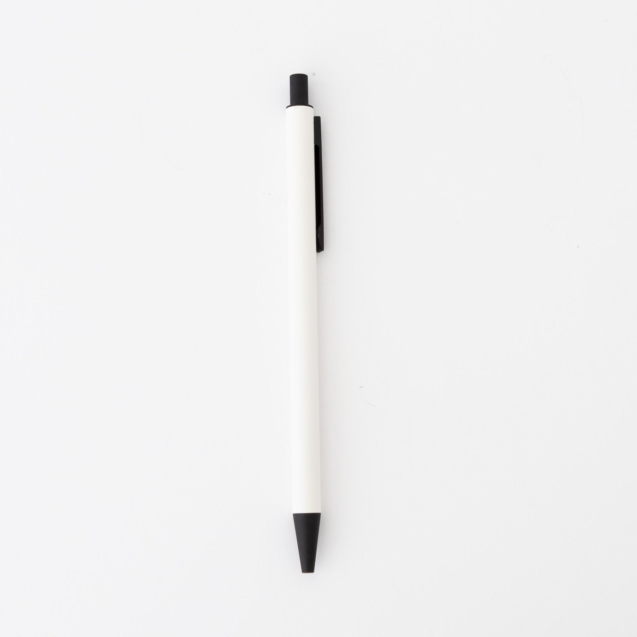 Helvetica Japanese Ballpoint Pen | Topdrawer White