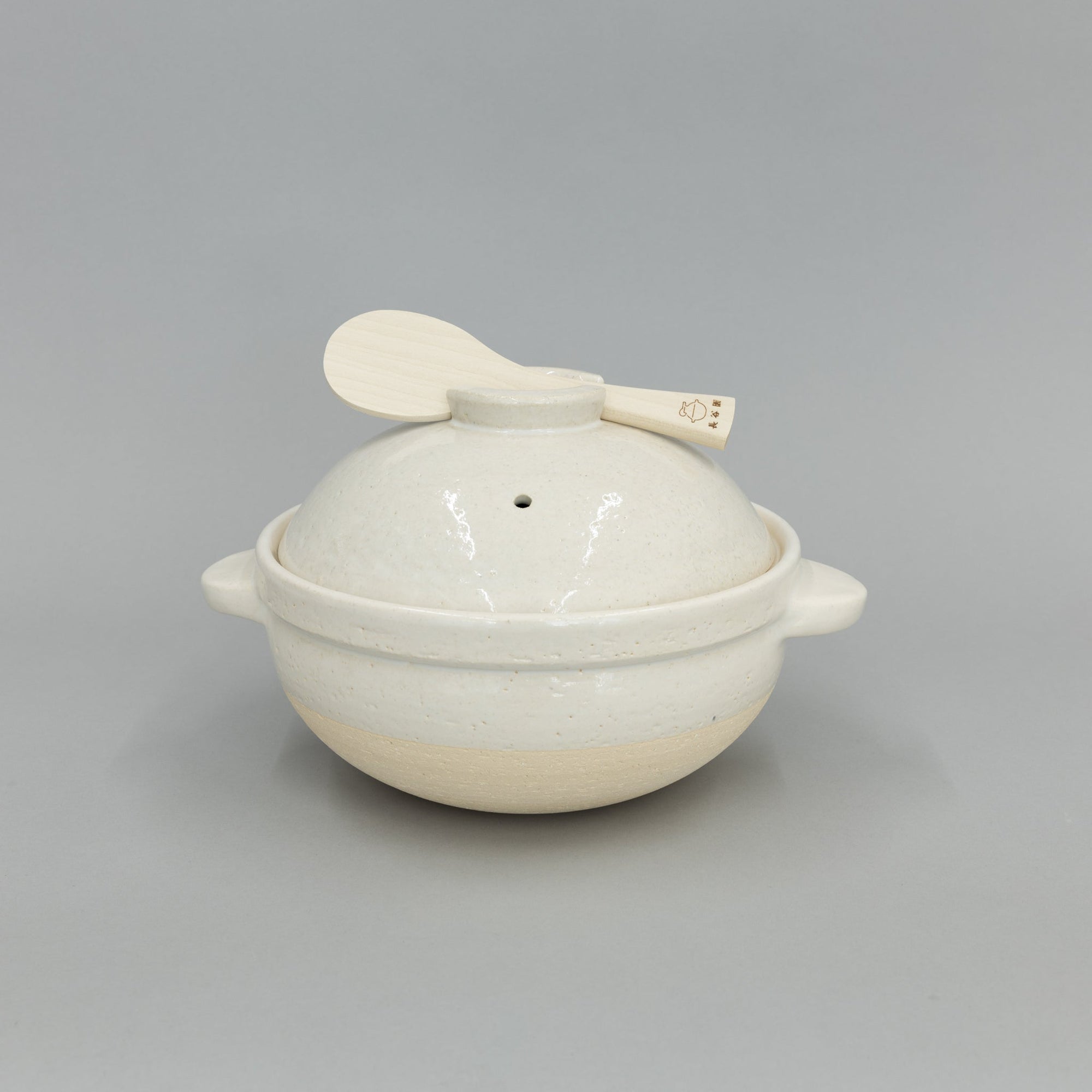 Kamado-san Rice Cooker Donabe White- 3 Go | Tortoise General Store
