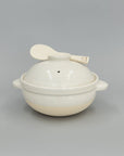 Kamado-san Rice Cooker Donabe White- 3 Go | Tortoise General Store