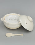 Kamado-san Rice Cooker Donabe White- 3 Go | Tortoise General Store