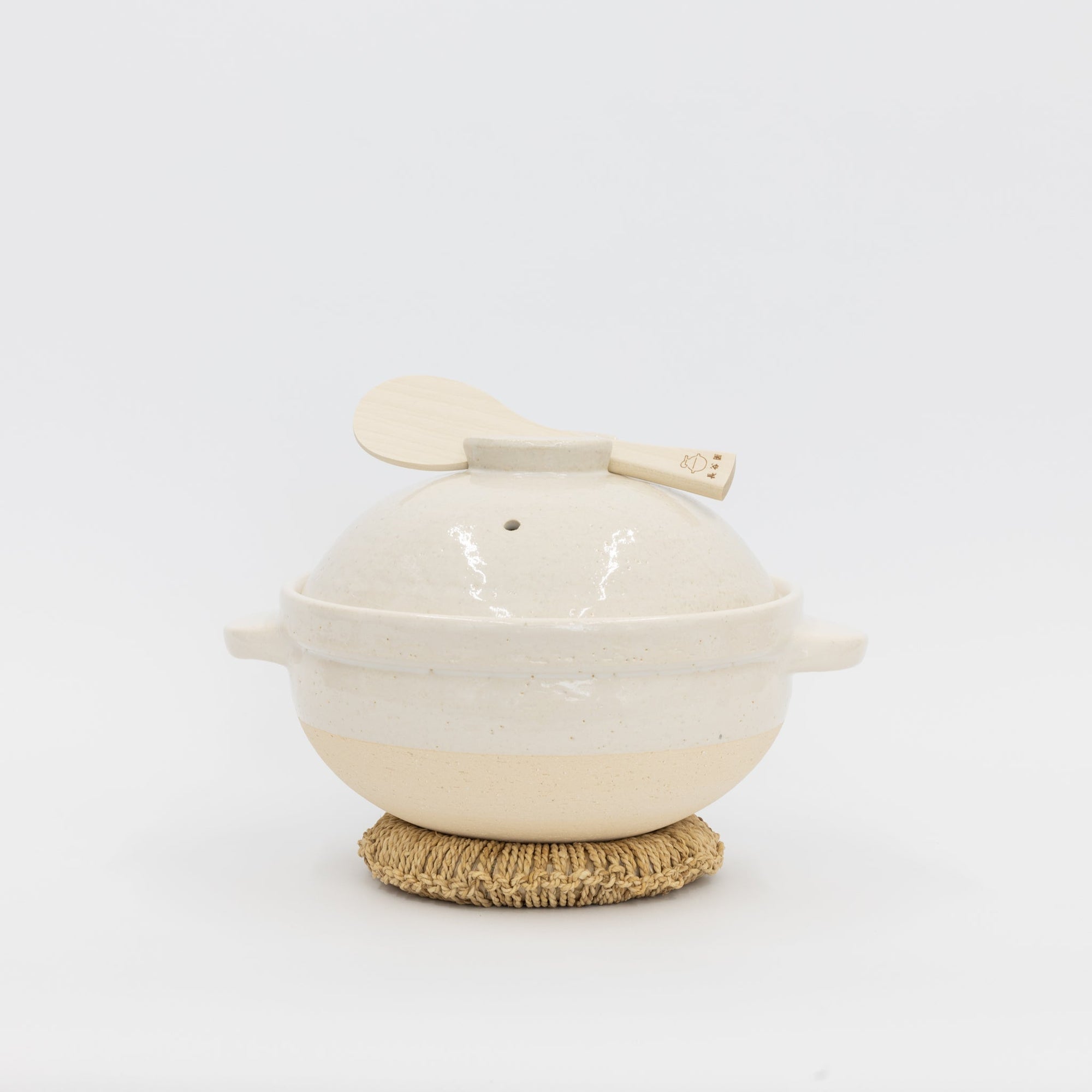 Kamado-san Rice Cooker Donabe White- 3 Go | Tortoise General Store