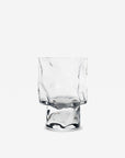 Kimura Crumple Stemmed Glass - Clear | Tortoise General Store