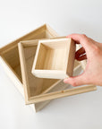 Kiri Wood Rice Container 3kg - tortoise general store