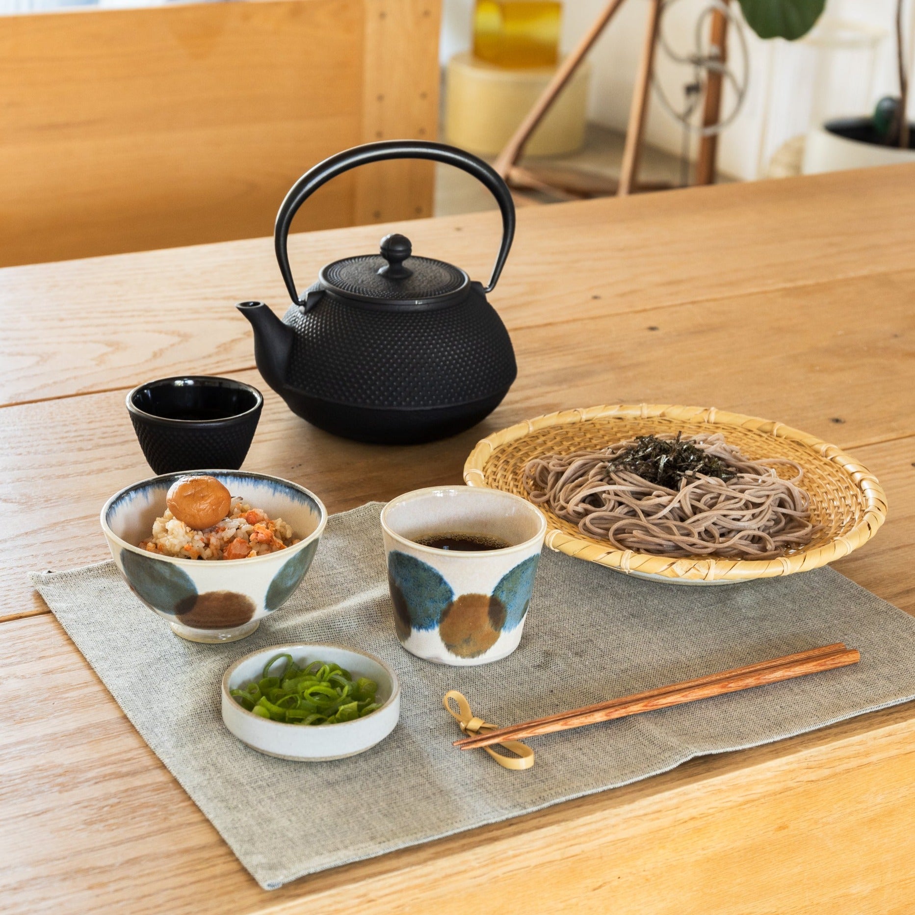 Nambu Tekki Cast Iron Teacup - Arare | Tortoise General Store