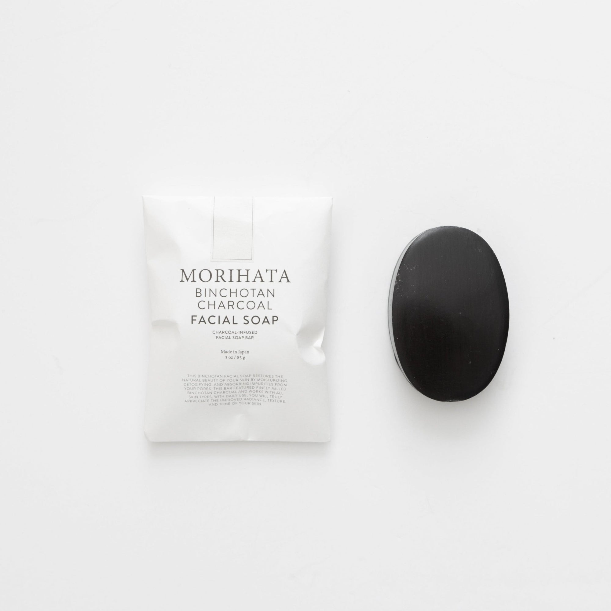 Morihata Binchotan Charcoal Facial Soap - tortoise general store