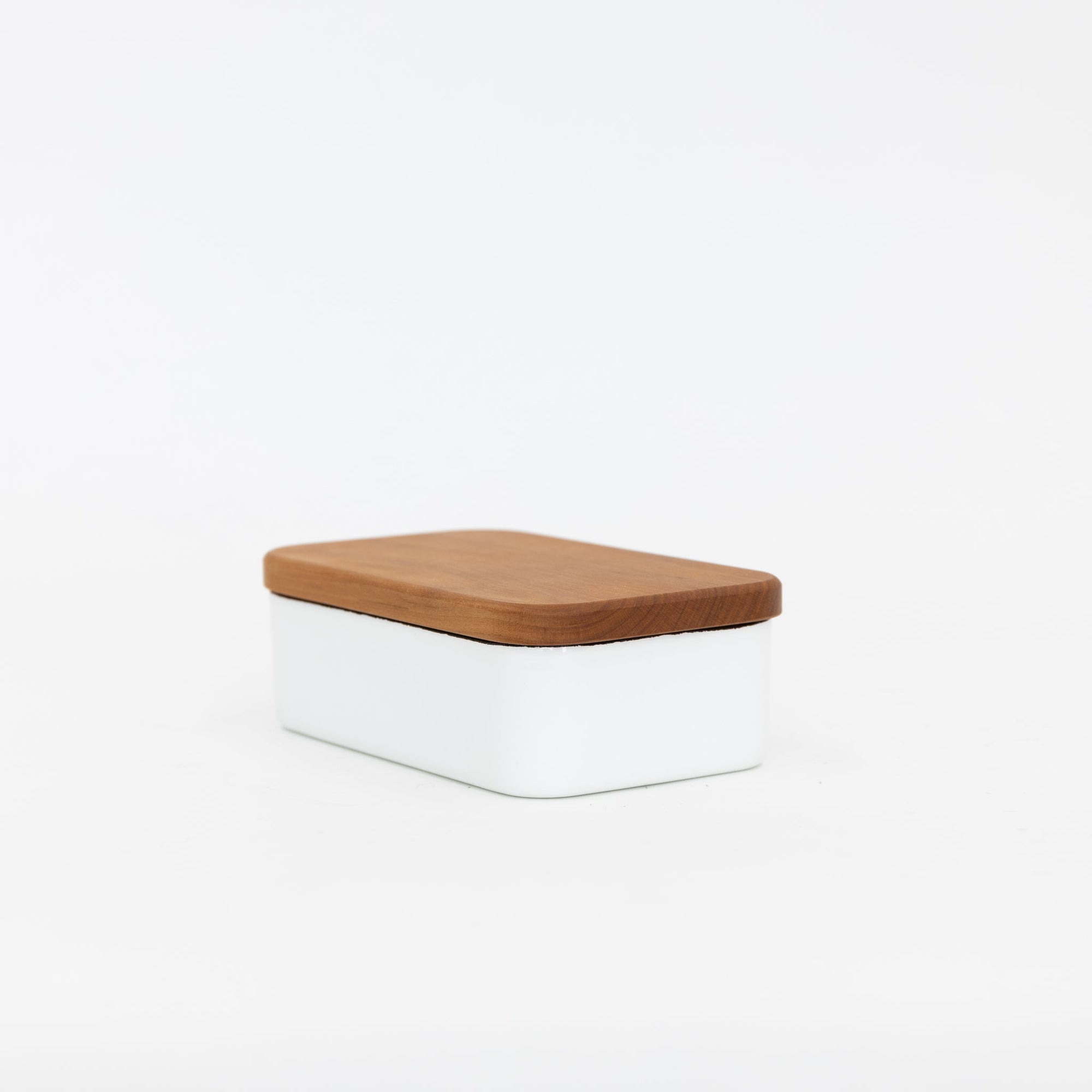 Noda Horo Enamel Butter Case with Wood Lid | Tortoise General Store