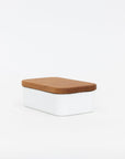 Noda Horo Enamel Butter Case with Wood Lid | Tortoise General Store