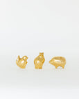 Nousaku Brass Animal Paperweights | Tortoise General Store