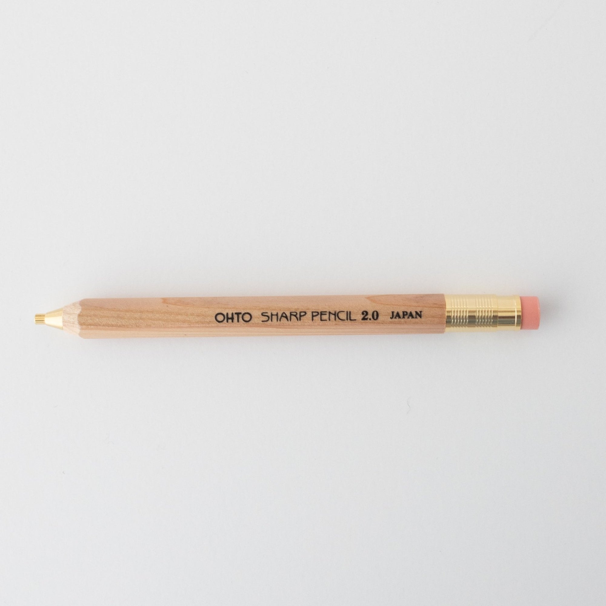 Ohto Wooden Mechanical Pencil 2.0mm - tortoise general store