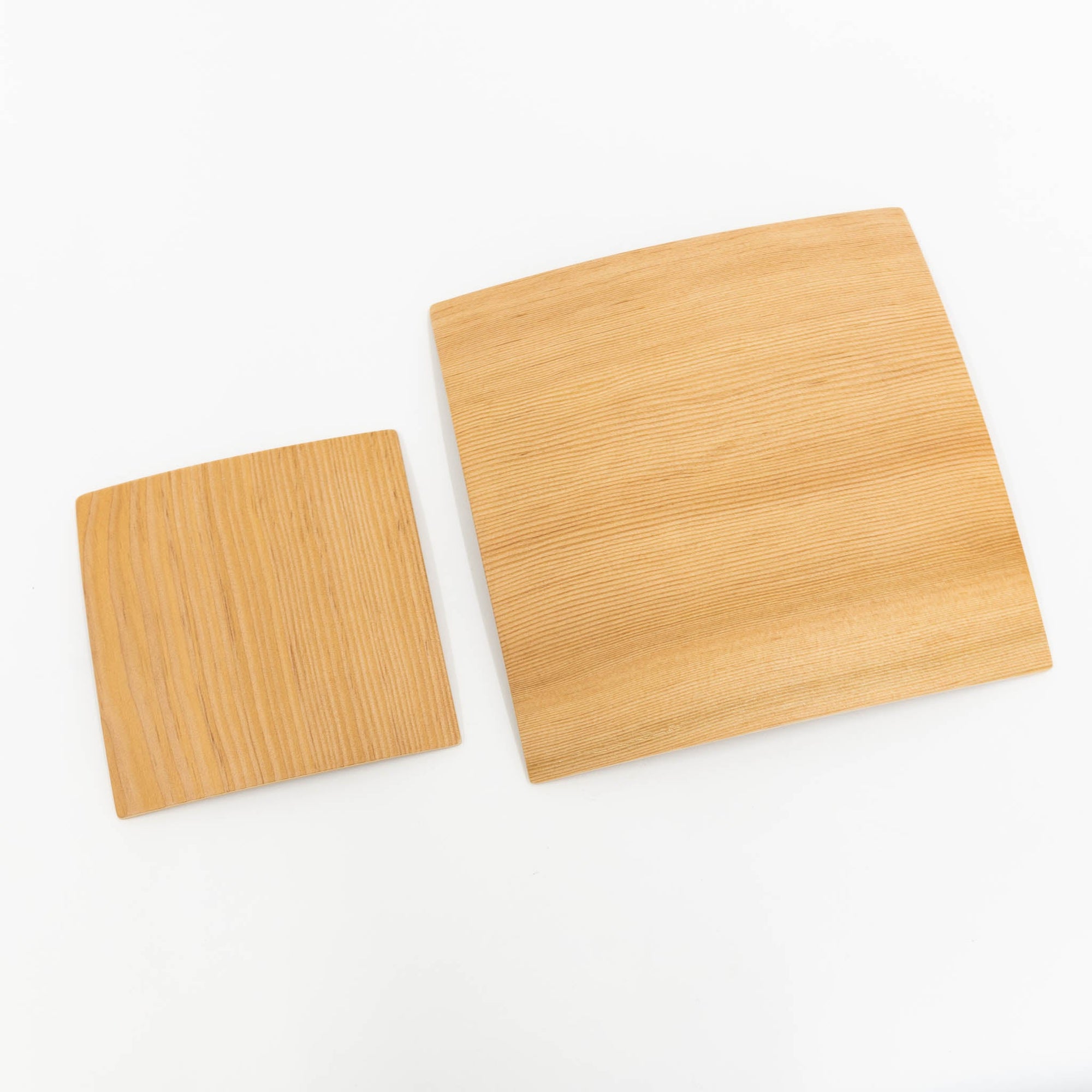 Orange Pine Natural Plywood Square Dish | Tortoise General Store