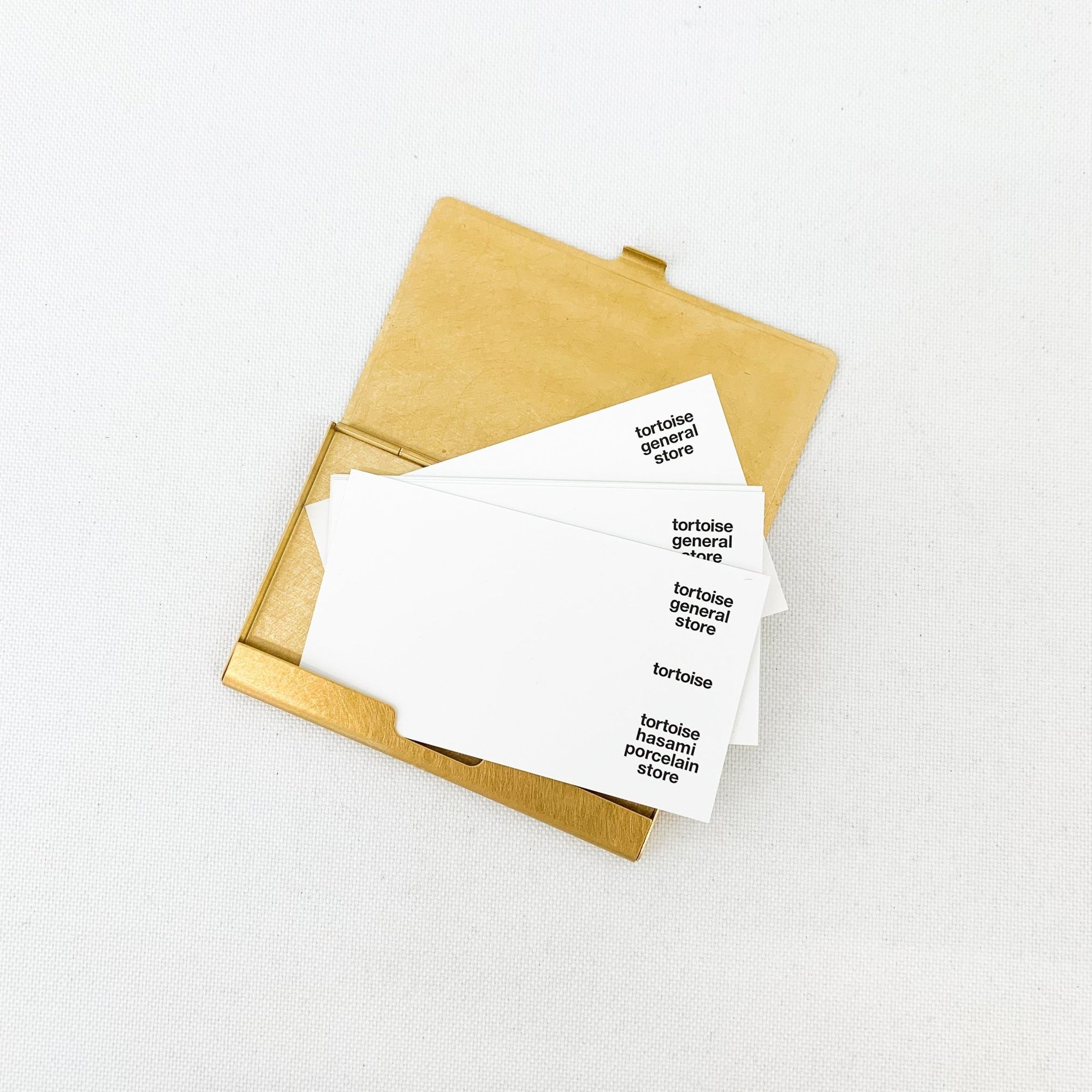 Picus Brass & Wood Cardcase - tortoise general store
