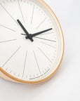 Plywood Lines Clock (YK18-17) - tortoise general store